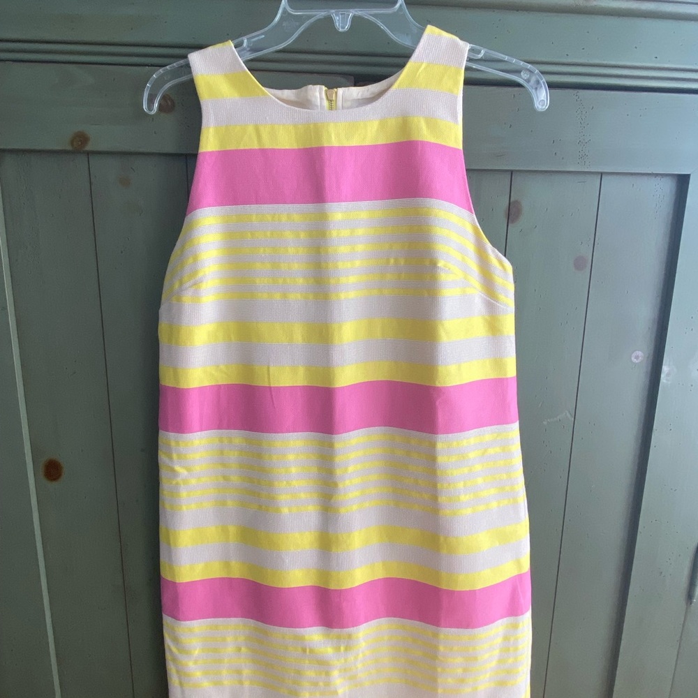 Yellow and Pink Ann Taylor Loft Dress